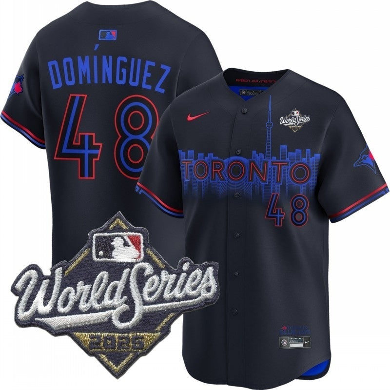 toronto blue jays #48 seranthony dominguez city connect limited Baseball Jersey baseball jersey product view 1