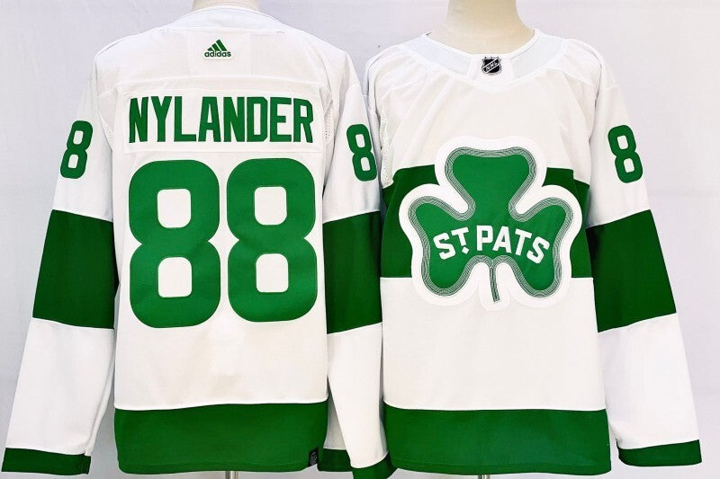 toronto maple leafs #88 william nylander white st patricks authentic jersey Hockey Jersey hockey jersey product view 1