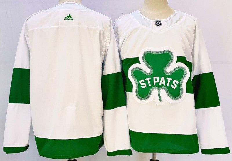 toronto maple leafs white blank st patricks authentic jersey Hockey Jersey hockey jersey product view 1