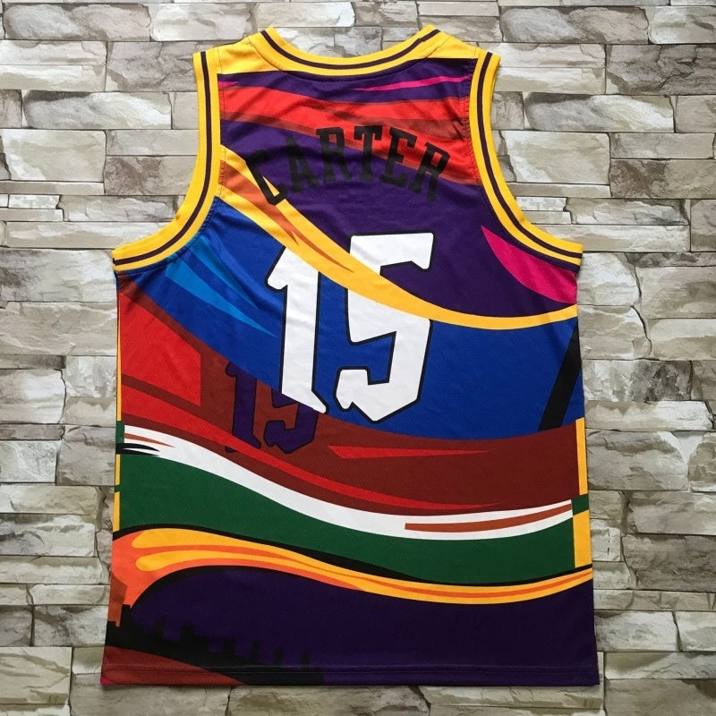 toronto raptors #15 vince carter Raptors 15 # Classic s-xxl Size Style 4 Basketball Jersey basketball jersey product view 1