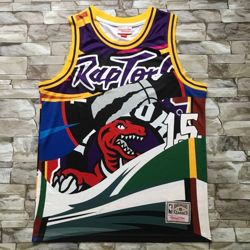 toronto raptors #15 vince carter Raptors 15 # Classic s-xxl Size Style 6 Basketball Jersey basketball jersey product view 1