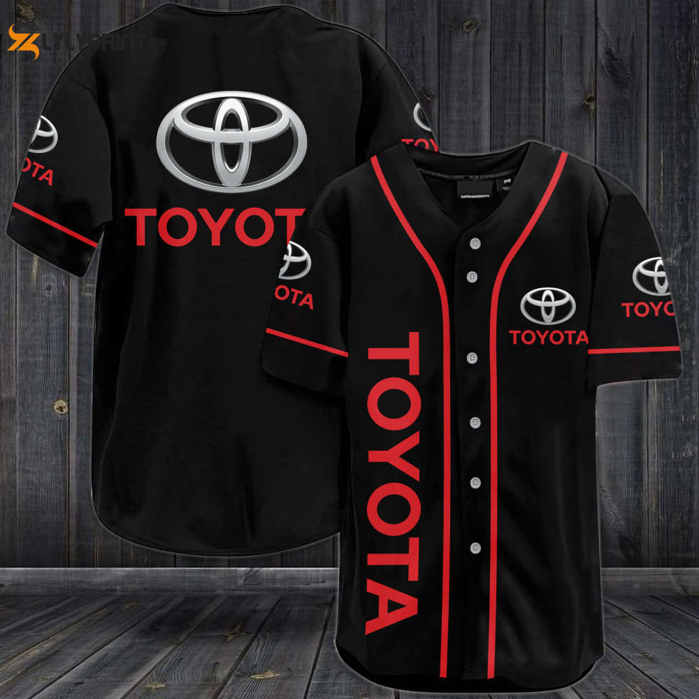 Toyota Baseball Jersey - lylyprint.com baseball jersey product view 1
