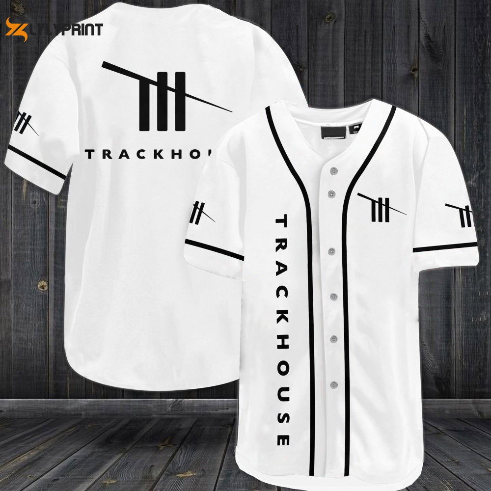 Trackhouse Racing Team Baseball Jersey - lylyprint.com baseball jersey product view 1