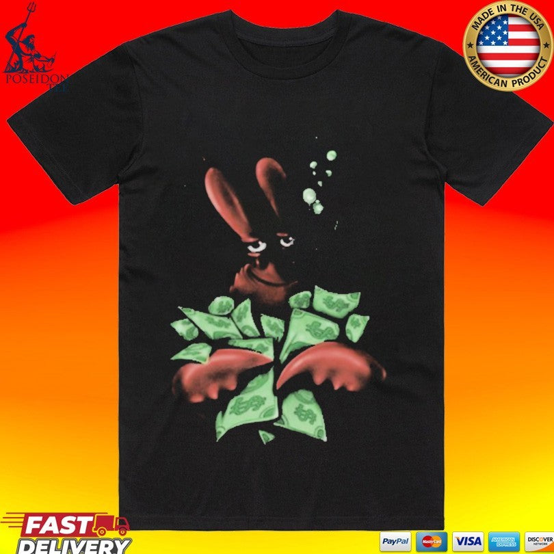 Travis Scott Cj X Spongebob Money T-shirt Unisex T-shirt, Sweatshirt, Hoodie, Long Sleeve Tee - T-Shirt, Sweatshirt, Hoodie