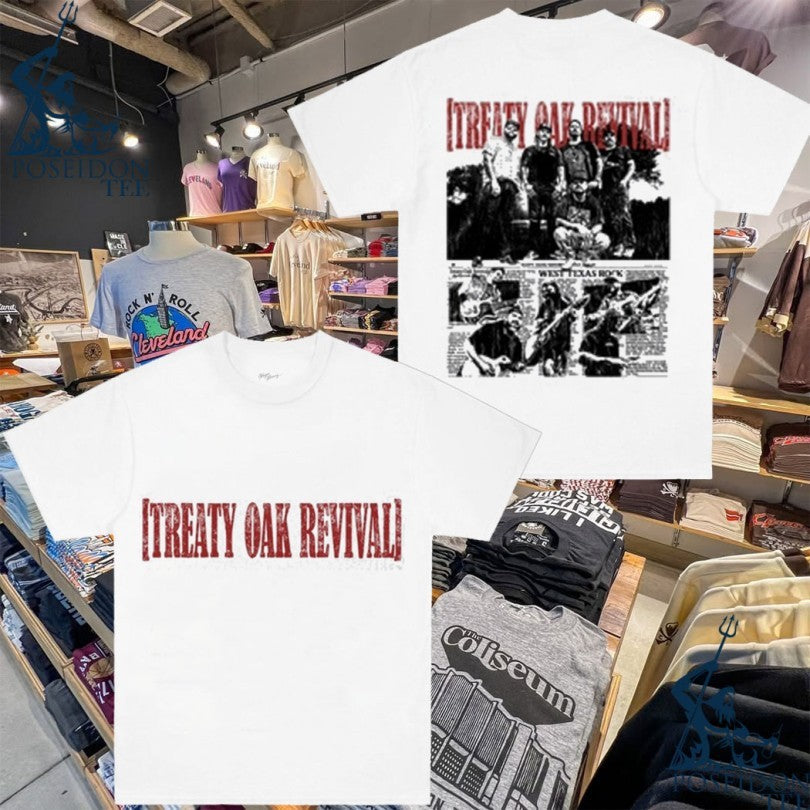Treaty Oak Revival T-shirt Unisex T-shirt, Sweatshirt, Hoodie, Long Sleeve Tee - T-Shirt, Sweatshirt, Hoodie