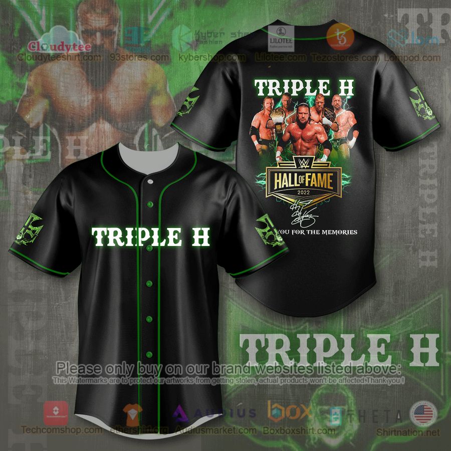 HOT Triple H Hall of Fame 2022 Baseball Jersey Shirt baseball jersey product view 1