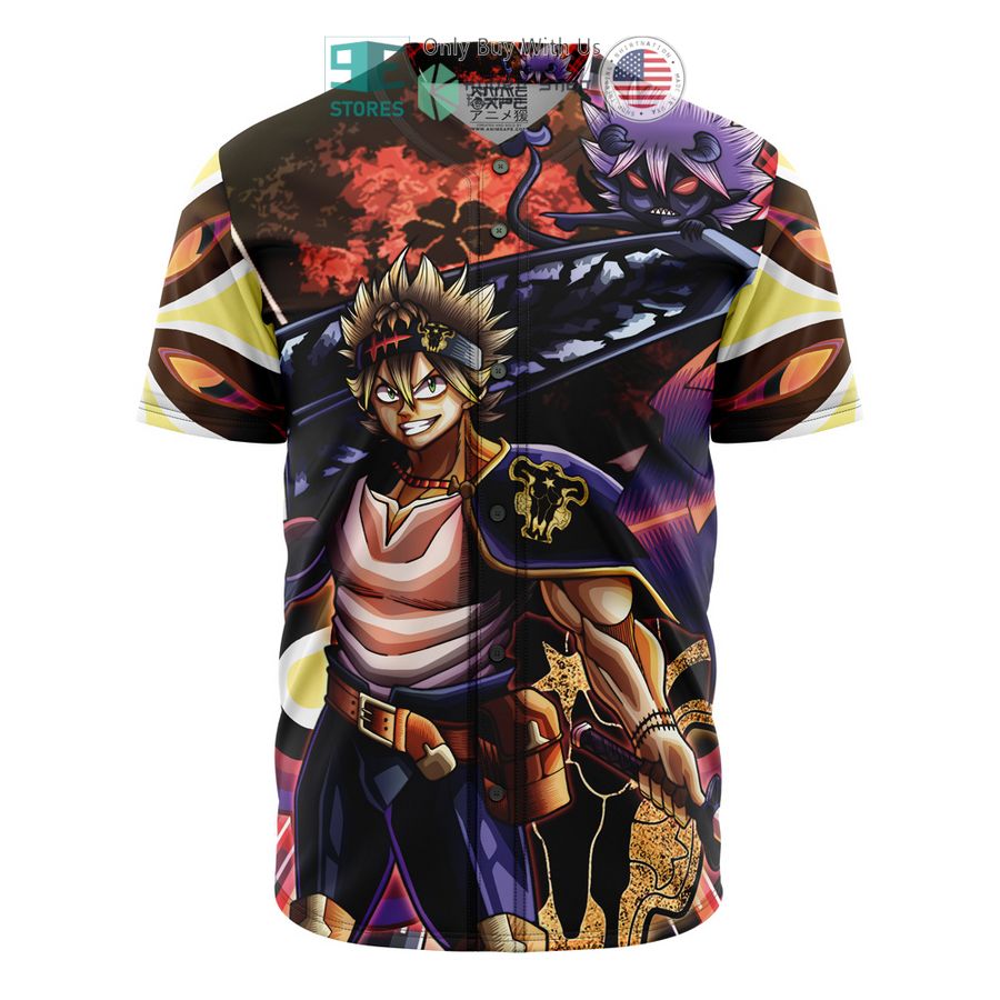 BEST Trippy Asta x Liebe Black Clover Baseball Jersey baseball jersey product view 1