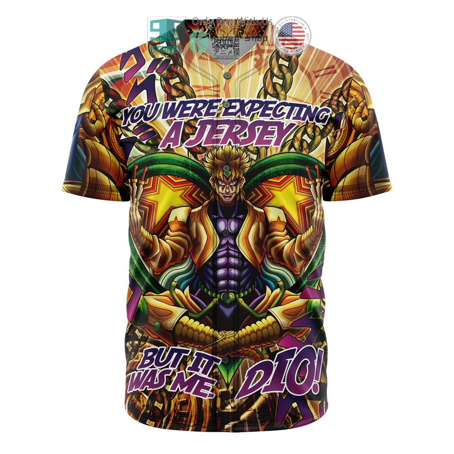 BEST Trippy Medidating Dio Brando JoJo's Bizarre Adventure Baseball Jersey baseball jersey product view 1