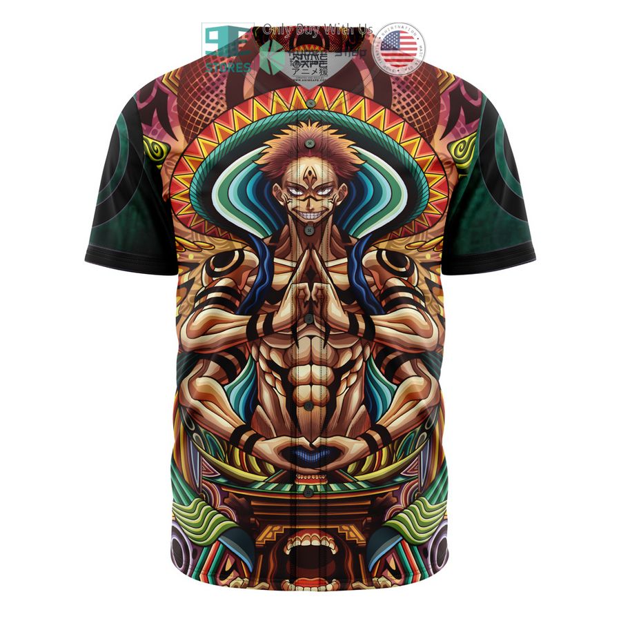 BEST Trippy Ryomen Sukuna Jujutsu Kaisen Baseball Jersey baseball jersey product view 1