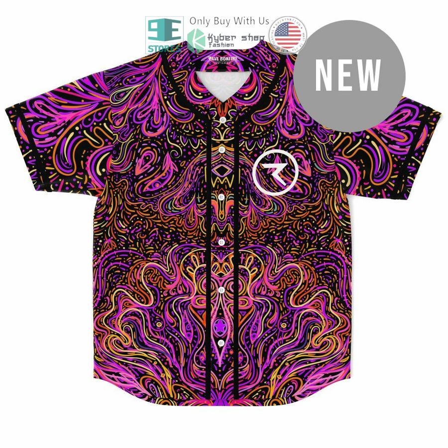 BEST Trippy Set Baseball Jersey baseball jersey product view 1