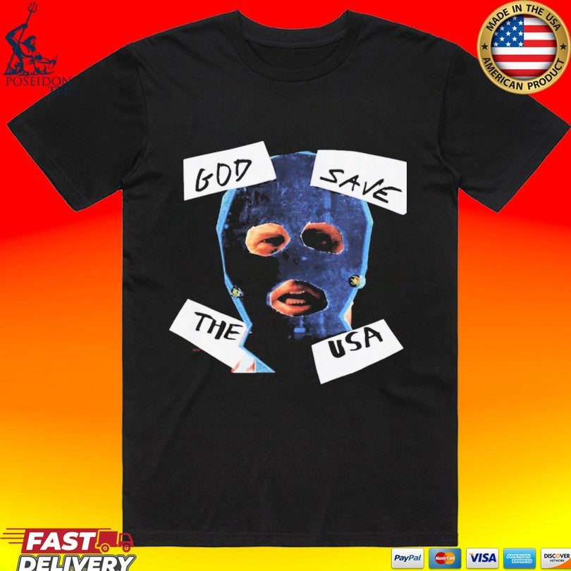 Trump God Save The Usa T-shirt Unisex T-shirt, Sweatshirt, Hoodie, Long Sleeve Tee - T-Shirt, Sweatshirt, Hoodie