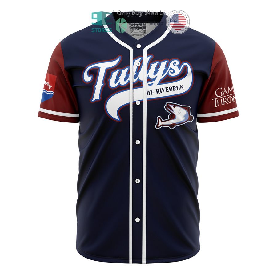 BEST Tullys of Riverrun Game of Thrones Baseball Jersey baseball jersey product view 1