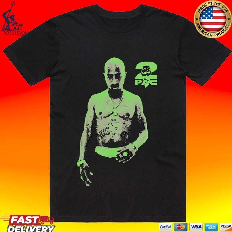 Tupac Shakur 2pac Thug Life Neon T-shirt Unisex T-shirt, Sweatshirt, Hoodie, Long Sleeve Tee - T-Shirt, Sweatshirt, Hoodie