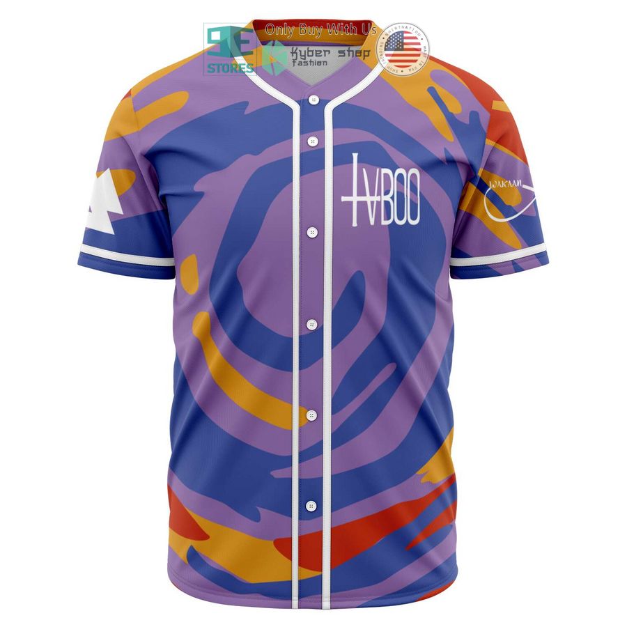 BEST TVBoo violet Baseball Jersey baseball jersey product view 1