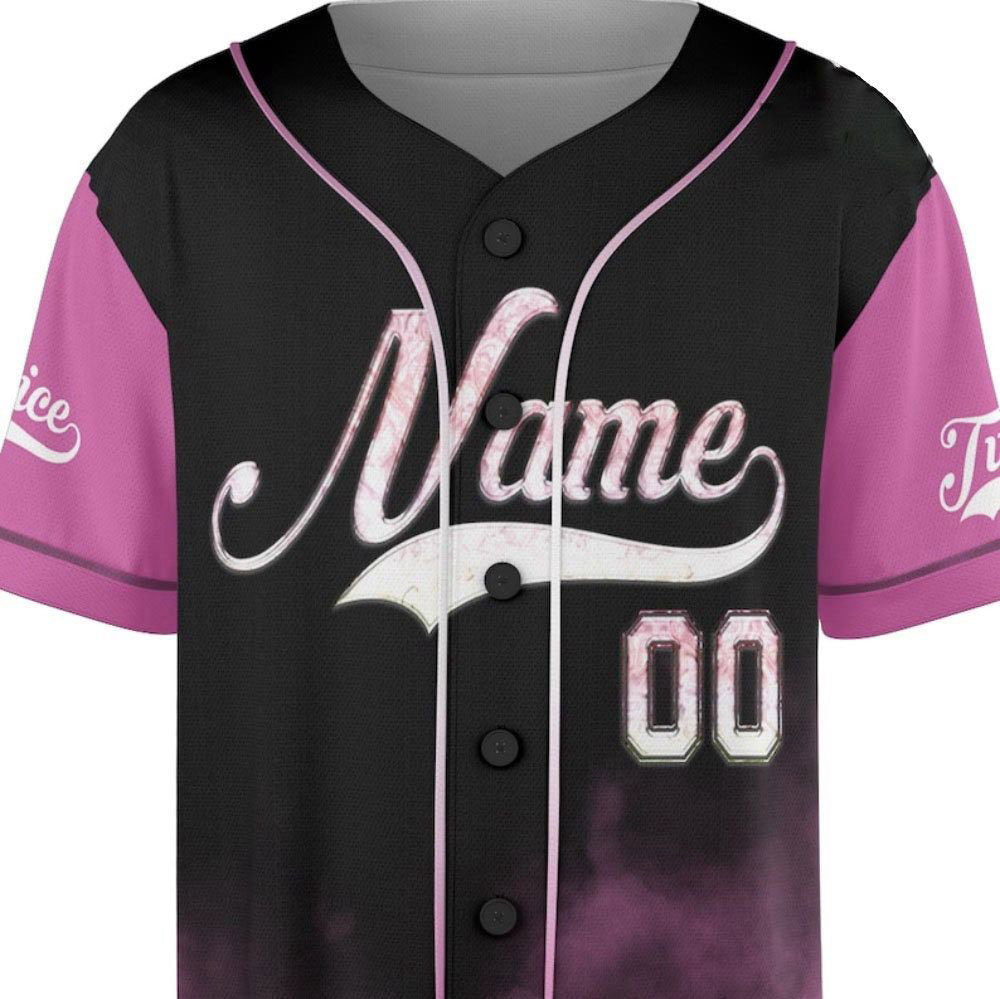 Twice Baseball Jersey Shirt, Momo Sana Nayeon Chaeyoung Jersey - lylyprint.com baseball jersey product view 3