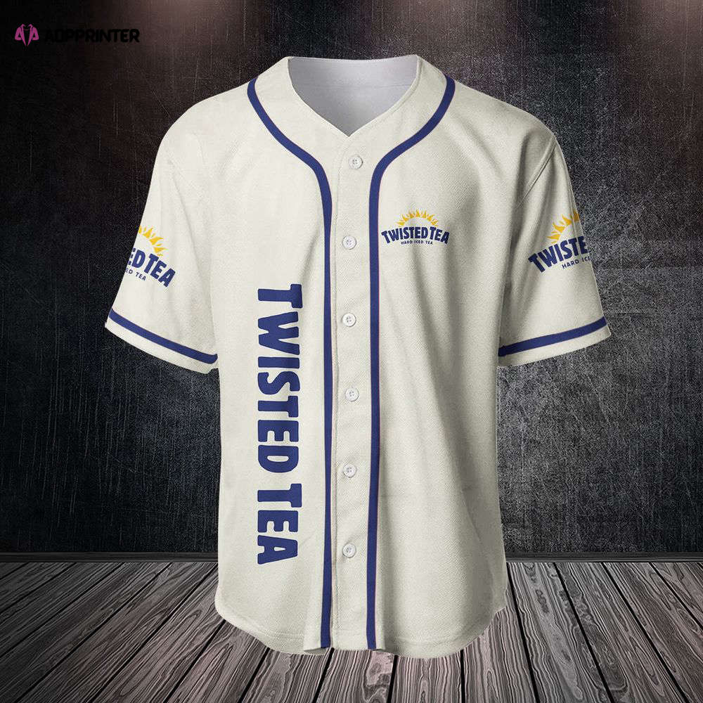 Twisted Tea Baseball Jersey, Beer Lovers Shirt - Aopprinter baseball jersey product view 1