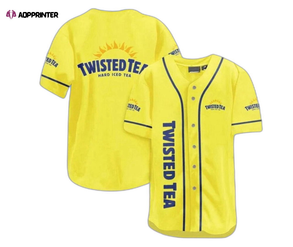 Twisted Tea Baseball Shirt, Twisted Tea Baseball Jersey Shirt, Best Gift For Men - Aopprinter baseball jersey product view 1