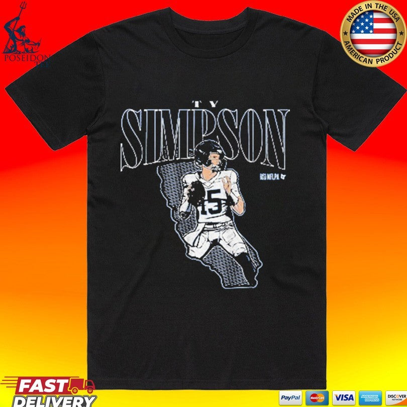 Ty Simpson State Star Remix T-shirt Unisex T-shirt, Sweatshirt, Hoodie, Long Sleeve Tee - T-Shirt, Sweatshirt, Hoodie