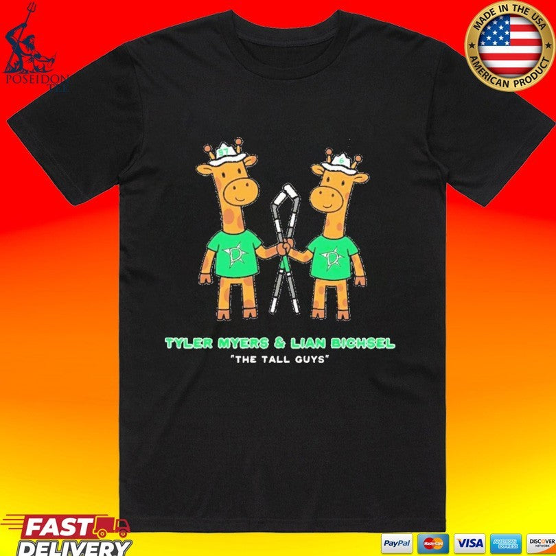 Tyler Myers And Lian Bichsel The Tall Guys T-shirt Unisex T-shirt, Sweatshirt, Hoodie, Long Sleeve Tee - T-Shirt, Sweatshirt, Hoodie