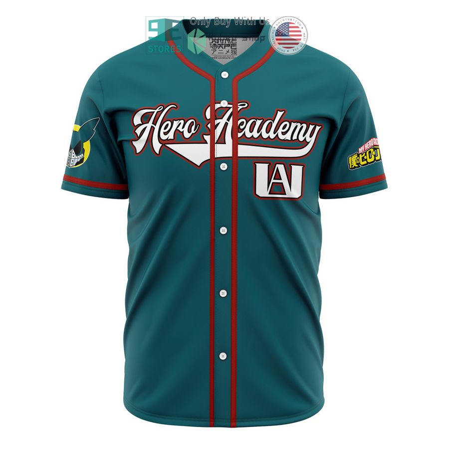 BEST U.A. High School Deku My Hero Academia Baseball Jersey baseball jersey product view 1