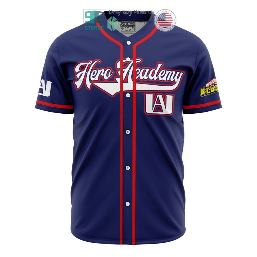 BEST UA Training Uniform My Hero Academia Baseball Jersey baseball jersey product view 1