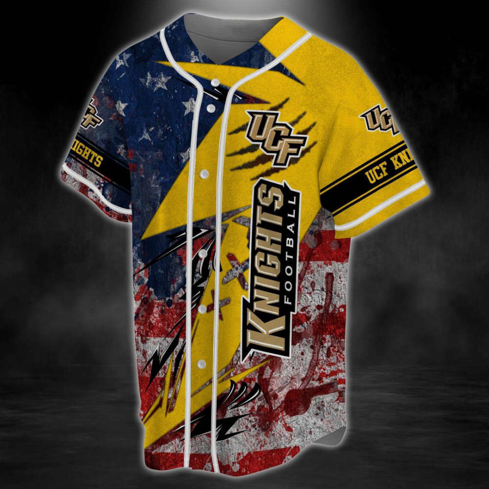 UCF Knights Baseball Jersey Gift For Men Women - lylyprint.com baseball jersey product view 4