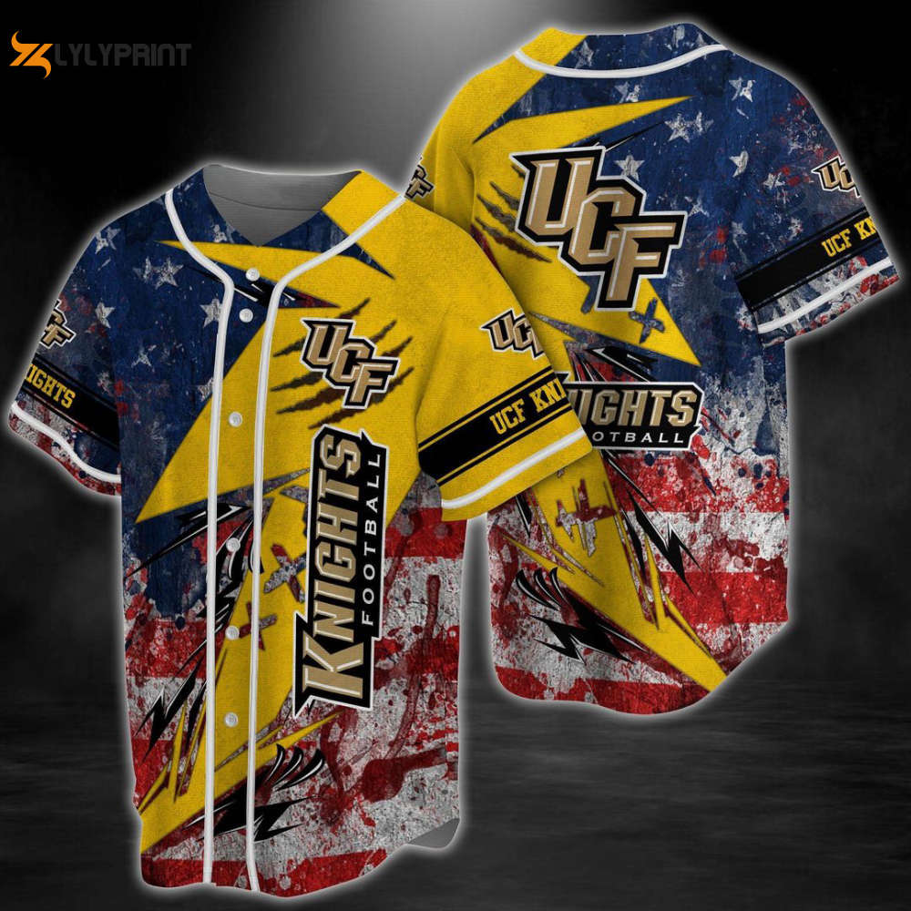 UCF Knights Baseball Jersey Gift For Men Women - lylyprint.com baseball jersey product view 1