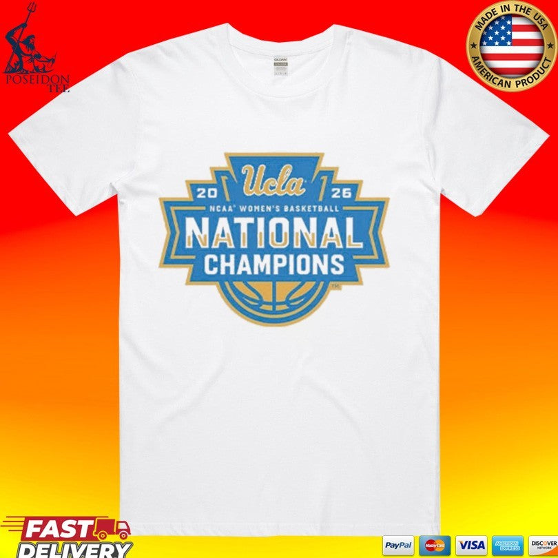 Ucla Bruins WBB NCAA Womens Basketball 2026 National Champions Logo T-shirt Unisex T-shirt, Sweatshirt, Hoodie, Long Sleeve Tee - T-Shirt, Sweatshirt, Hoodie