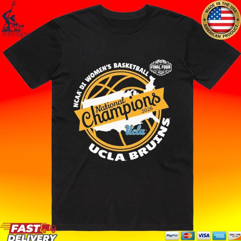 Ucla Bruins Womens Basketball 2026 National Champs T-shirt Unisex T-shirt, Sweatshirt, Hoodie, Long Sleeve Tee - T-Shirt, Sweatshirt, Hoodie