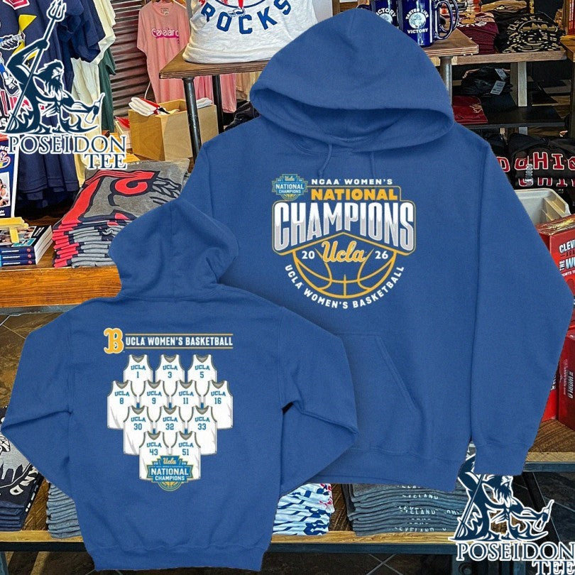 Ucla Bruins NCAA Womens Basketball National Champs Nil Team T-shirt Unisex T-shirt, Sweatshirt, Hoodie, Long Sleeve Tee - T-Shirt, Sweatshirt, Hoodie