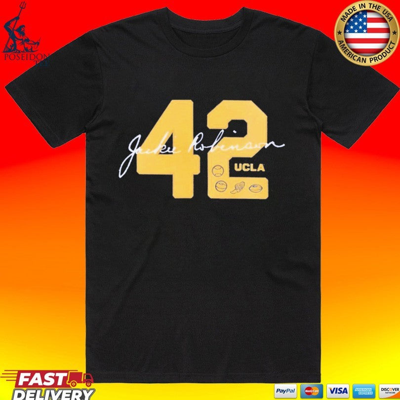 Ucla Jackie Robinson 42 Letterman 2026 T-shirt Unisex T-shirt, Sweatshirt, Hoodie, Long Sleeve Tee - T-Shirt, Sweatshirt, Hoodie
