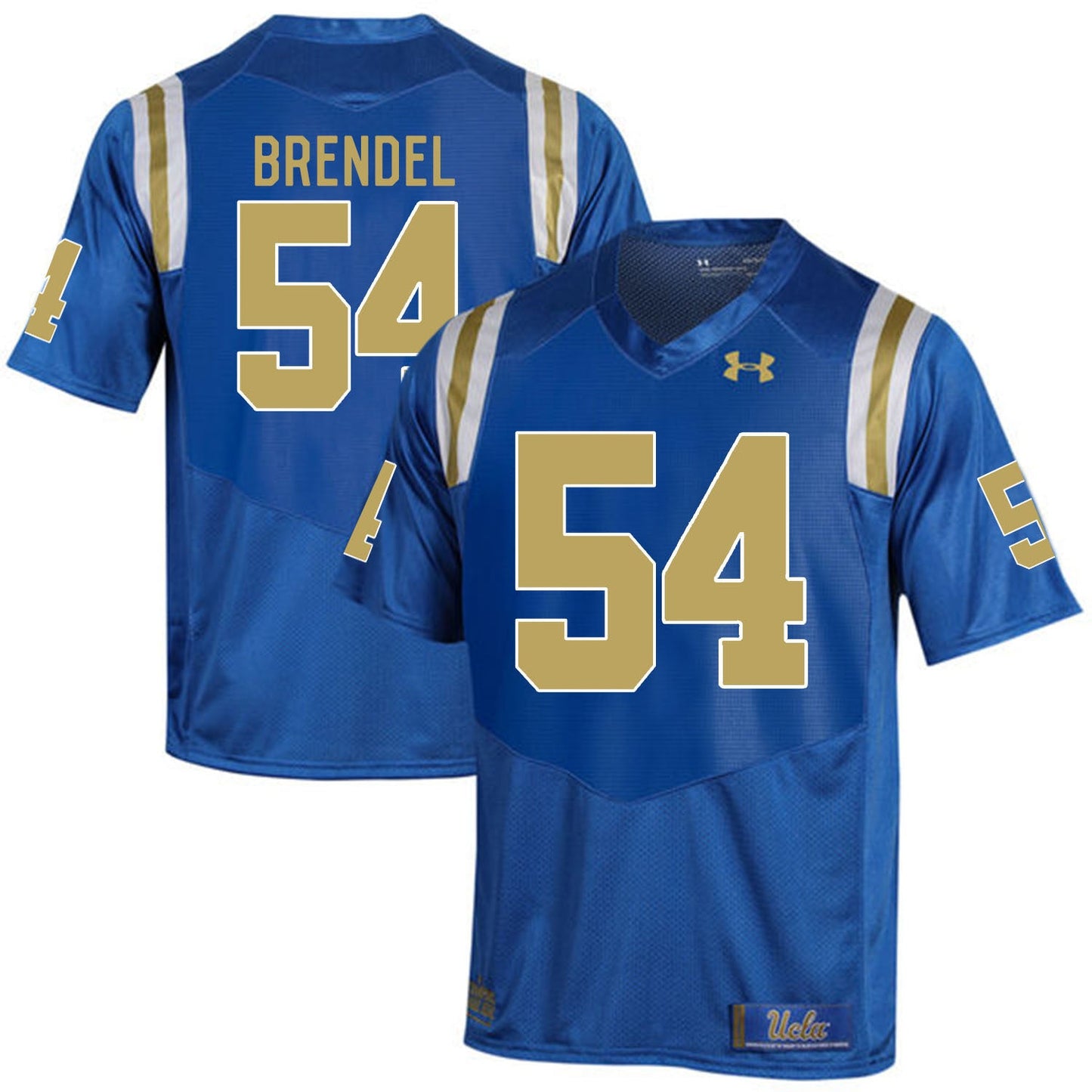 ucla bruins Jake Brendel 54 Blue College Football Jersey football jersey product view 1