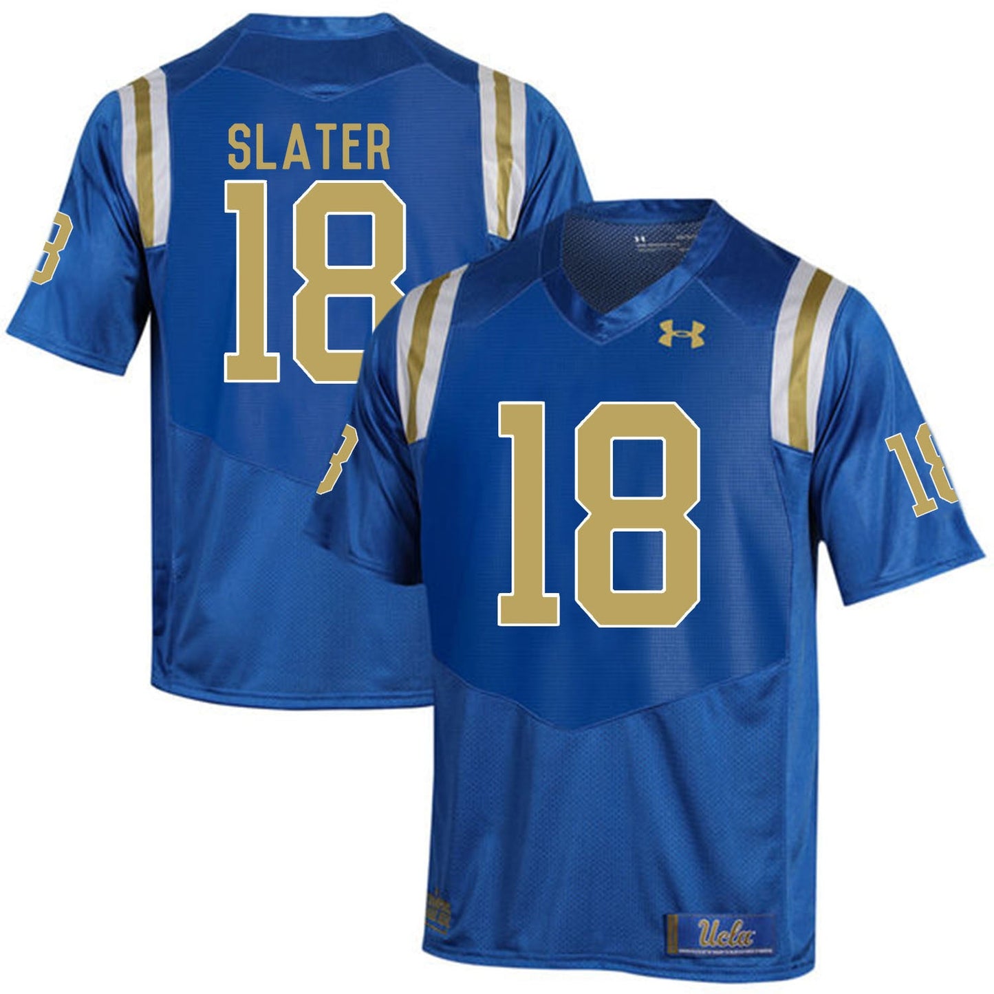 ucla bruins Matthew Slater 18 Blue College Football Jersey football jersey product view 1