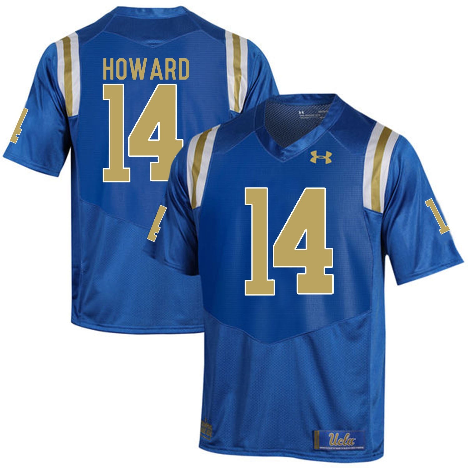 ucla bruins Theo Howard 14 Blue College Football Jersey football jersey product view 1
