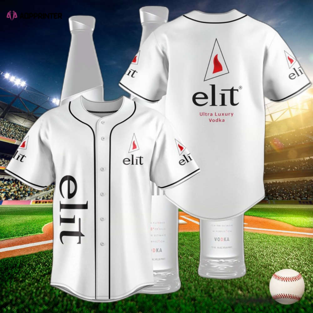 Ultimate Luxury: Elit Ultra Vodka Baseball Jersey – Premium Quality & Style baseball jersey product view 1