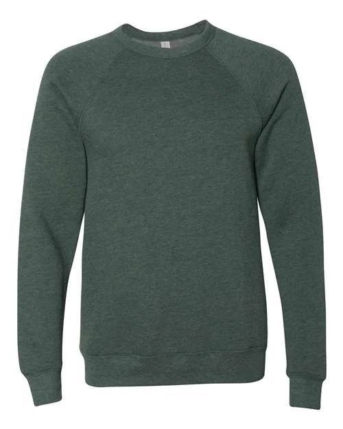 BELLA + CANVAS 3901 Sponge Fleece Raglan Crewneck Sweatshirt Unisex T-shirt, Sweatshirt, Hoodie, Long Sleeve Tee - T-Shirt, Sweatshirt, Hoodie