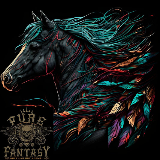 A Fantasy Horse With Feathers Pegasus Mens Light Cotton T-Shirt Unisex T-shirt, Sweatshirt, Hoodie, Long Sleeve Tee - T-Shirt, Sweatshirt, Hoodie