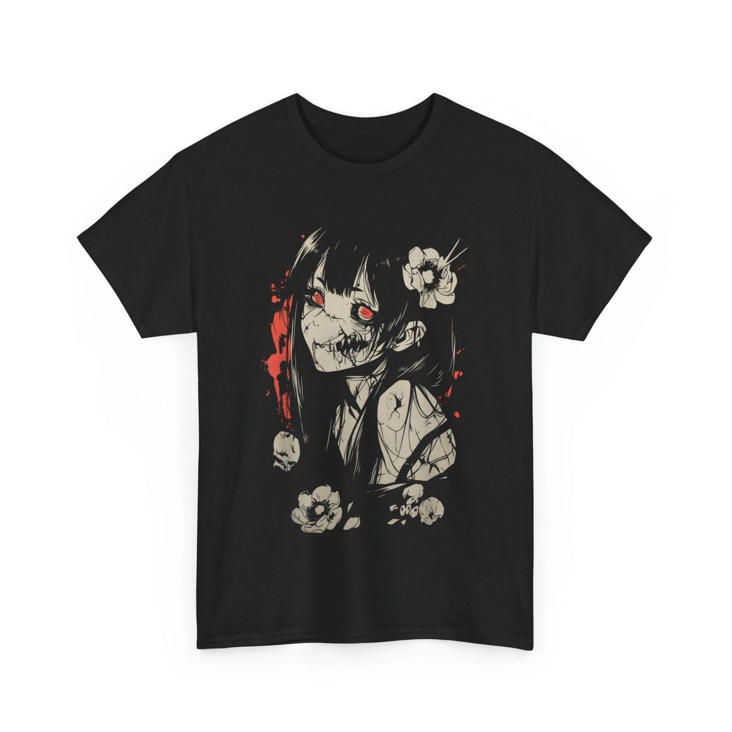 HOT Horror Anime Manga | Japan Japanese Creepy Kawaii Goth T-Shirt Unisex T-shirt, Sweatshirt, Hoodie, Long Sleeve Tee - T-Shirt, Sweatshirt, Hoodie