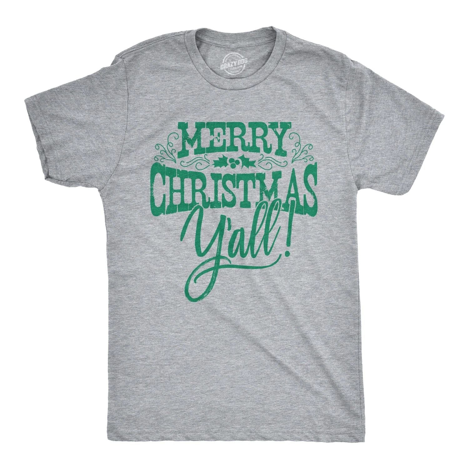Mens Merry Christmas Yall T Shirt Cute Holiday Tee for Guys Unisex T-shirt, Sweatshirt, Hoodie, Long Sleeve Tee - T-Shirt, Sweatshirt, Hoodie