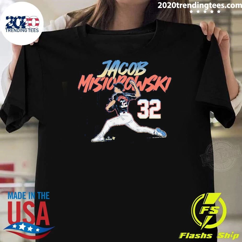 Jacob Misiorowski Ace Pose Number Shirt Unisex T-shirt, Sweatshirt, Hoodie, Long Sleeve Tee - T-Shirt, Sweatshirt, Hoodie