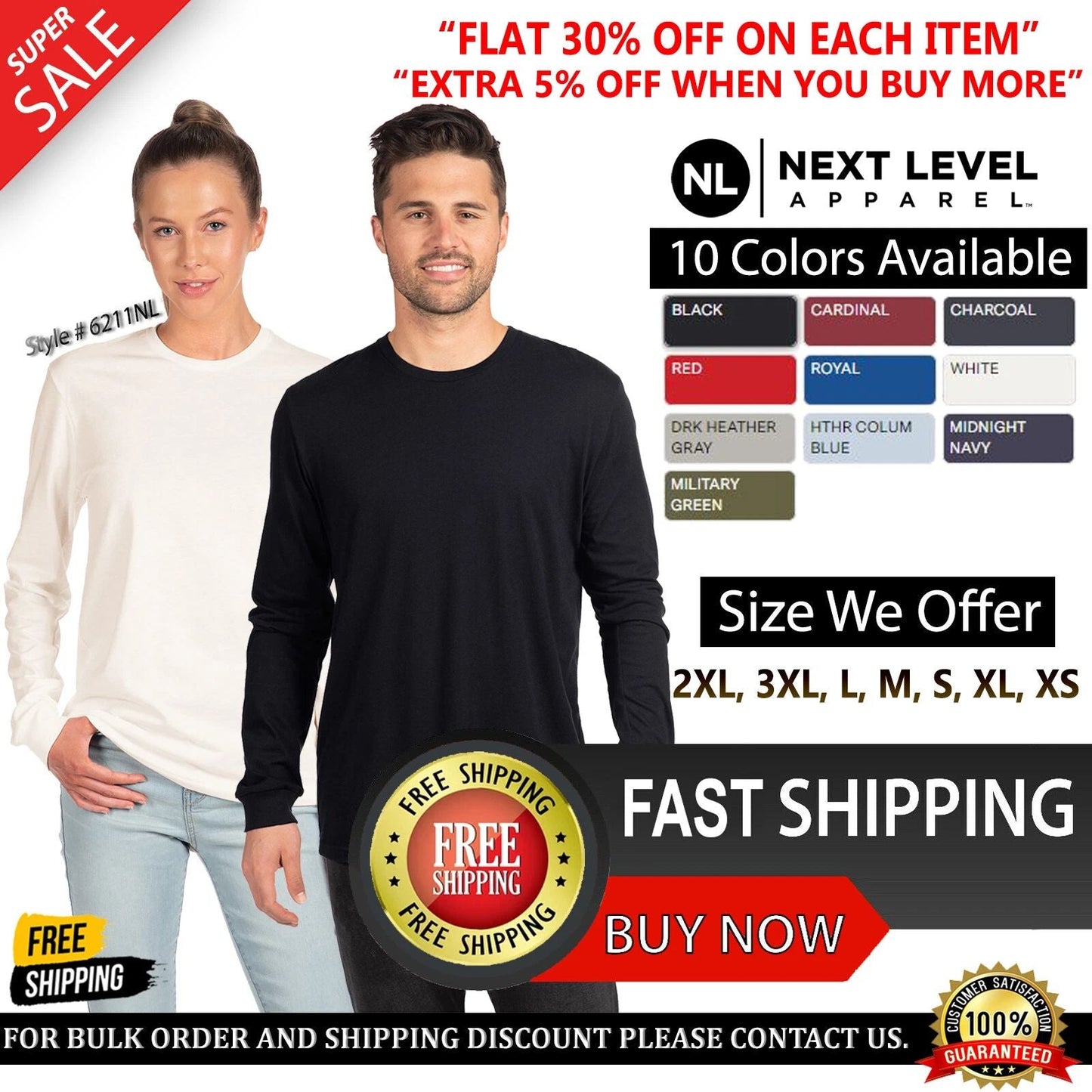 Next Level Apparel Unisex CVC Long-Sleeve T-Shirt - 6211NL Unisex T-shirt, Sweatshirt, Hoodie, Long Sleeve Tee - T-Shirt, Sweatshirt, Hoodie