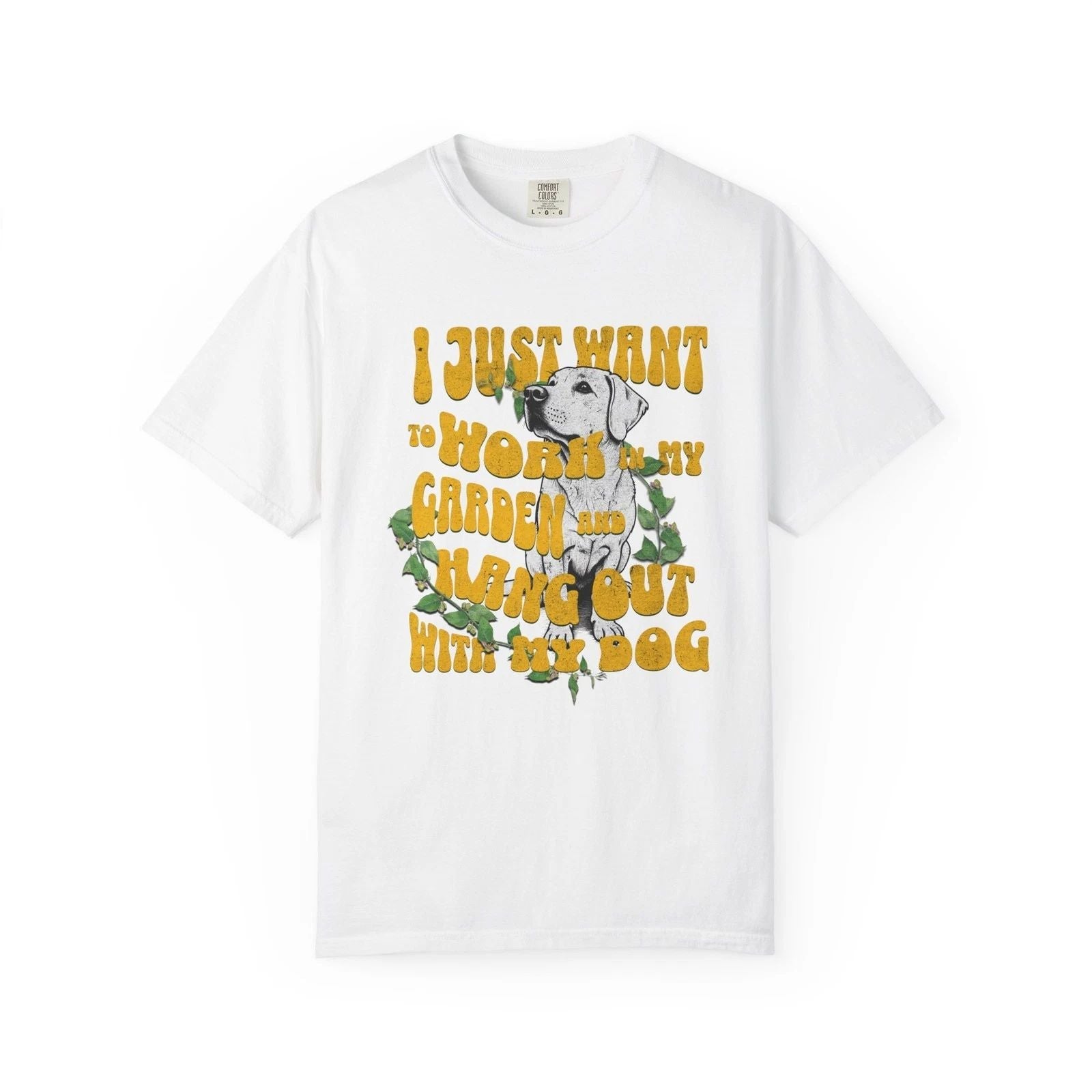 Dog Garden Lover T-shirt, Garden Lover Mom Dad Shirt, Nature, Pet Lover Gift Unisex T-shirt, Sweatshirt, Hoodie, Long Sleeve Tee - T-Shirt, Sweatshirt, Hoodie
