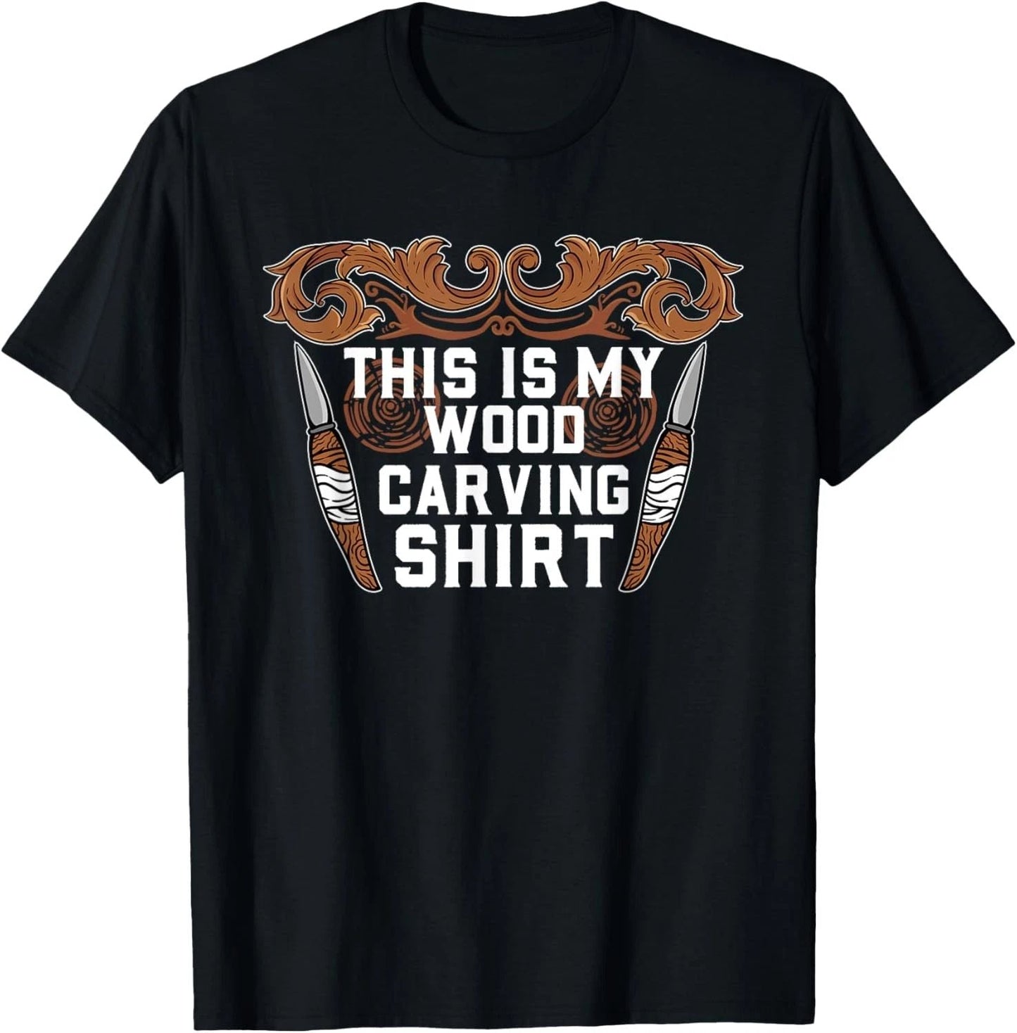 Fun Carver Whittling Carpenter Humor This Is My Wood Carving T-Shirt Unisex T-shirt, Sweatshirt, Hoodie, Long Sleeve Tee - T-Shirt, Sweatshirt, Hoodie
