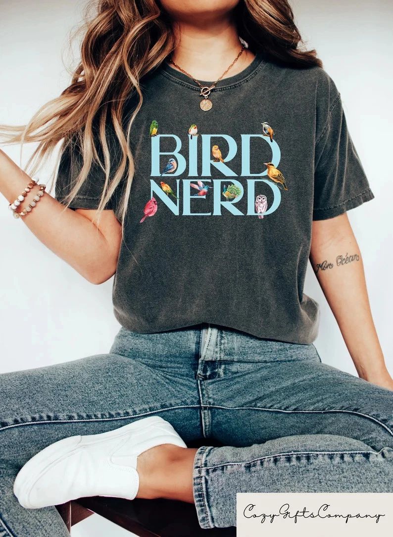 Bird Nerd Bird Lover Funny Animal Comfort Tee Gift Unisex T-shirt, Sweatshirt, Hoodie, Long Sleeve Tee - T-Shirt, Sweatshirt, Hoodie