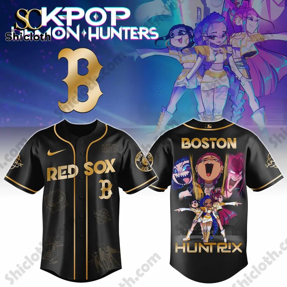 ALL TEAM MLB x “Golden” Kpop Hunter Demon Jersey baseball jersey product view 3