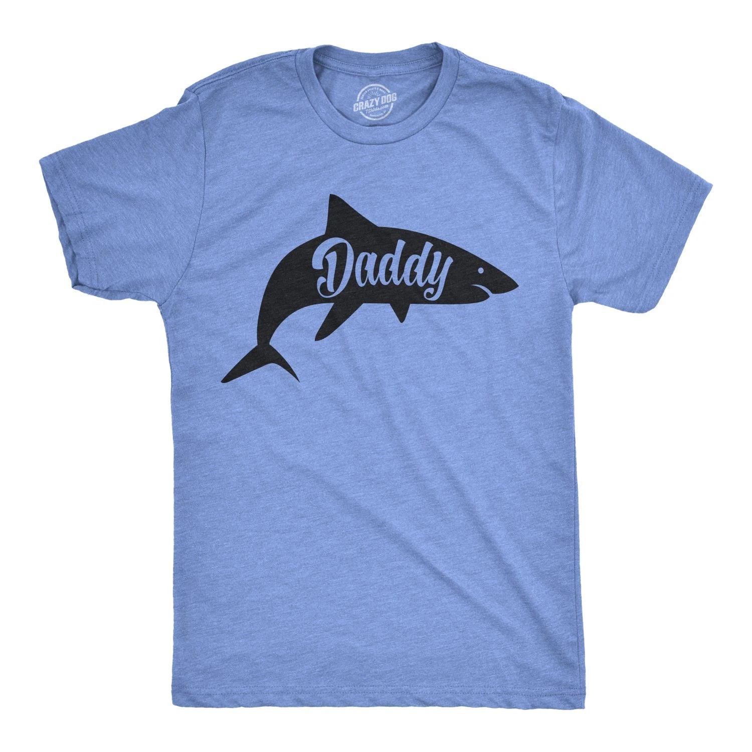 Mens Daddy Shark T shirt Cute Funny Family Cool Best Dad Vacation Tee for Guys Unisex T-shirt, Sweatshirt, Hoodie, Long Sleeve Tee - T-Shirt, Sweatshirt, Hoodie