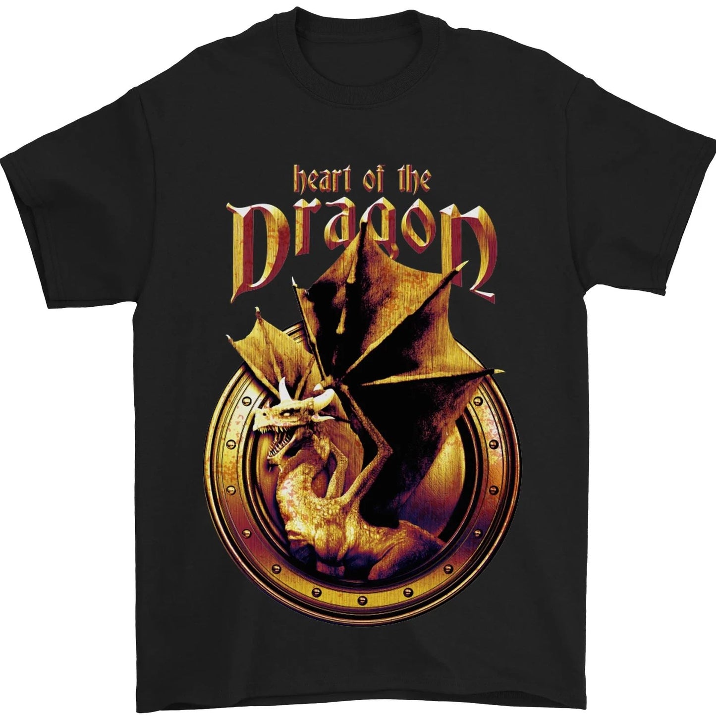 Heart of the Dragon Fantasy Mens T-Shirt 100% Cotton Unisex T-shirt, Sweatshirt, Hoodie, Long Sleeve Tee - T-Shirt, Sweatshirt, Hoodie