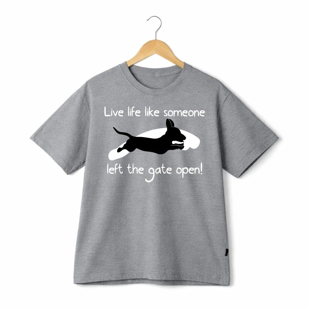 Unisex Funny Dachshund Graphic T-Shirt Soft Cotton Casual Dog Lover Daily Wear Unisex T-shirt, Sweatshirt, Hoodie, Long Sleeve Tee - T-Shirt, Sweatshirt, Hoodie