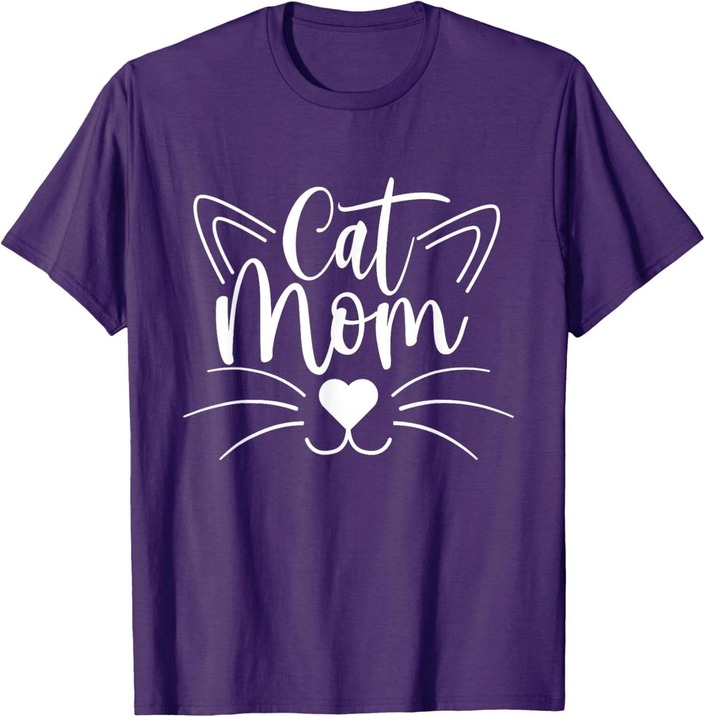 Cat Mom Cute Cool Design Gift for Cat Kitten Lover Unisex T-Shirt Unisex T-shirt, Sweatshirt, Hoodie, Long Sleeve Tee - T-Shirt, Sweatshirt, Hoodie