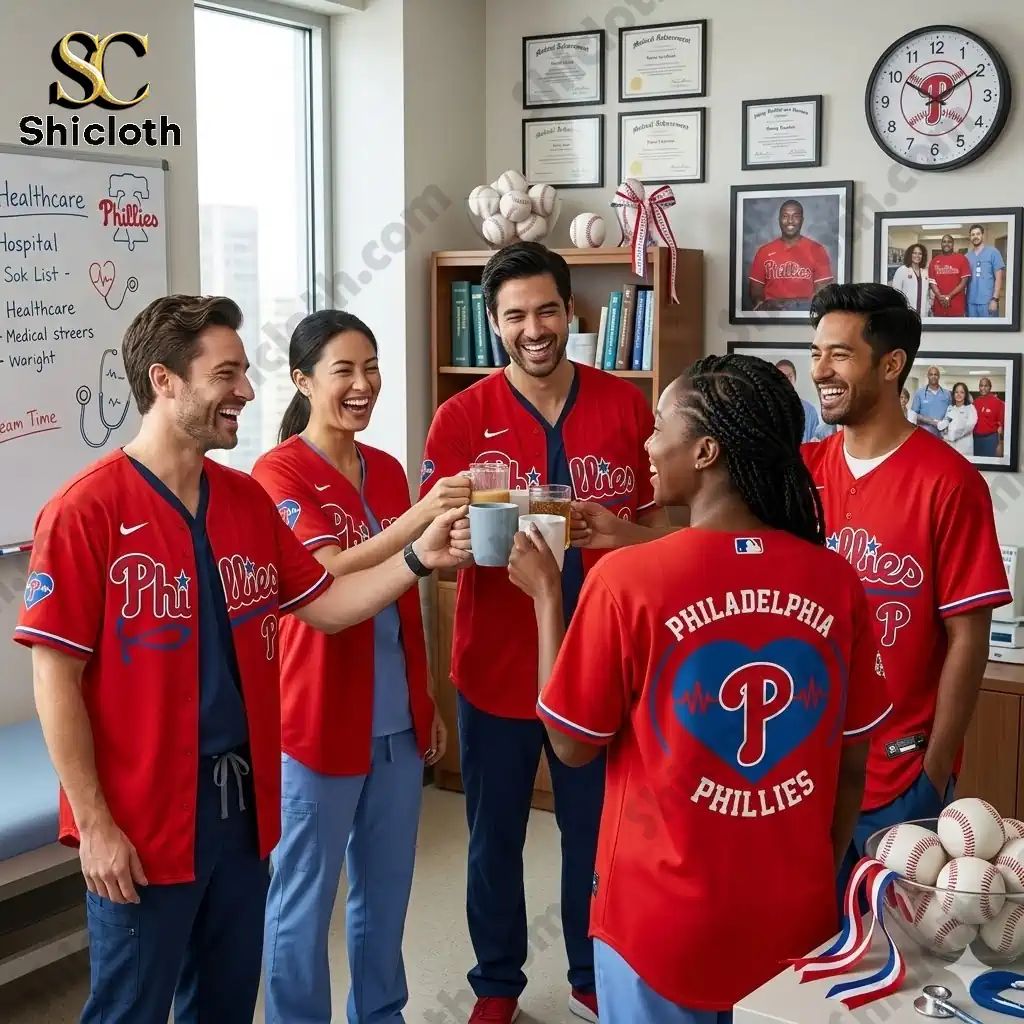 Philadelphia Phillies Healthcare Appreciation Night Limited Edition Jersey 2026 baseball jersey product view 1